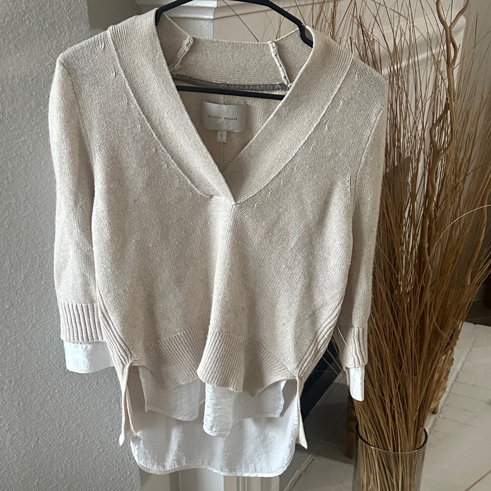 Brochu Walker cashmere top Small